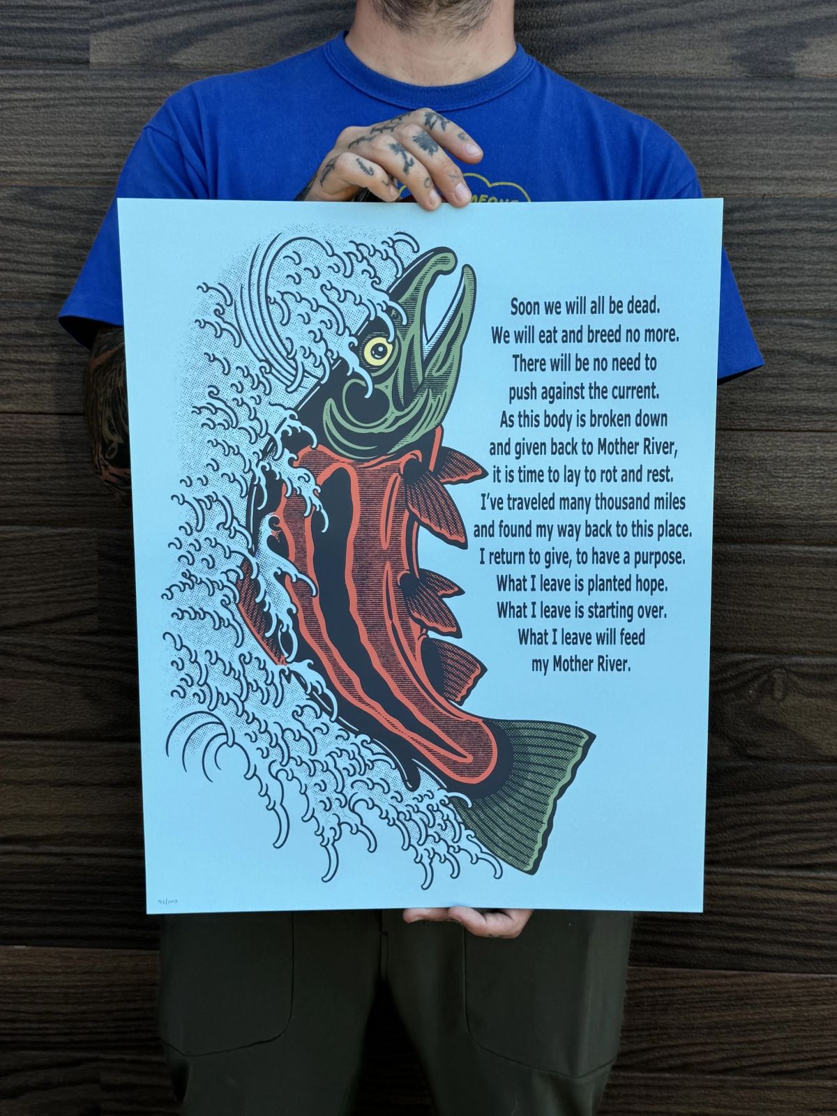 existential fish print