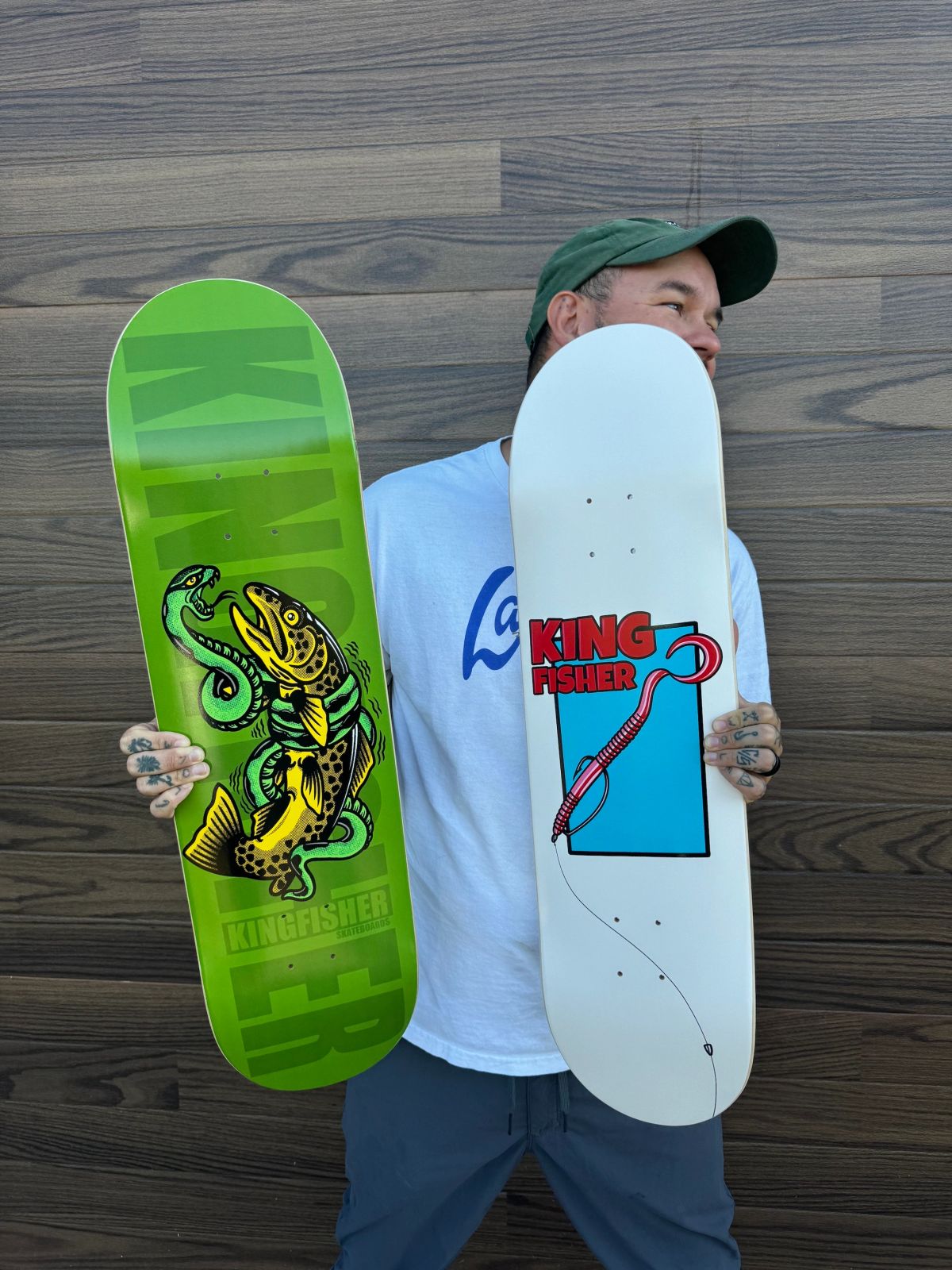 kingfisher skateboards in green